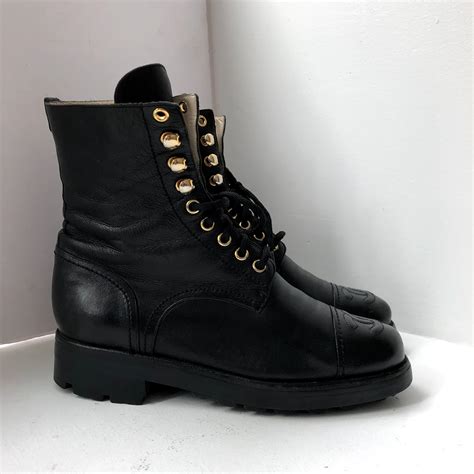 chanel combat boots 2024|chanel combat boot 2021.